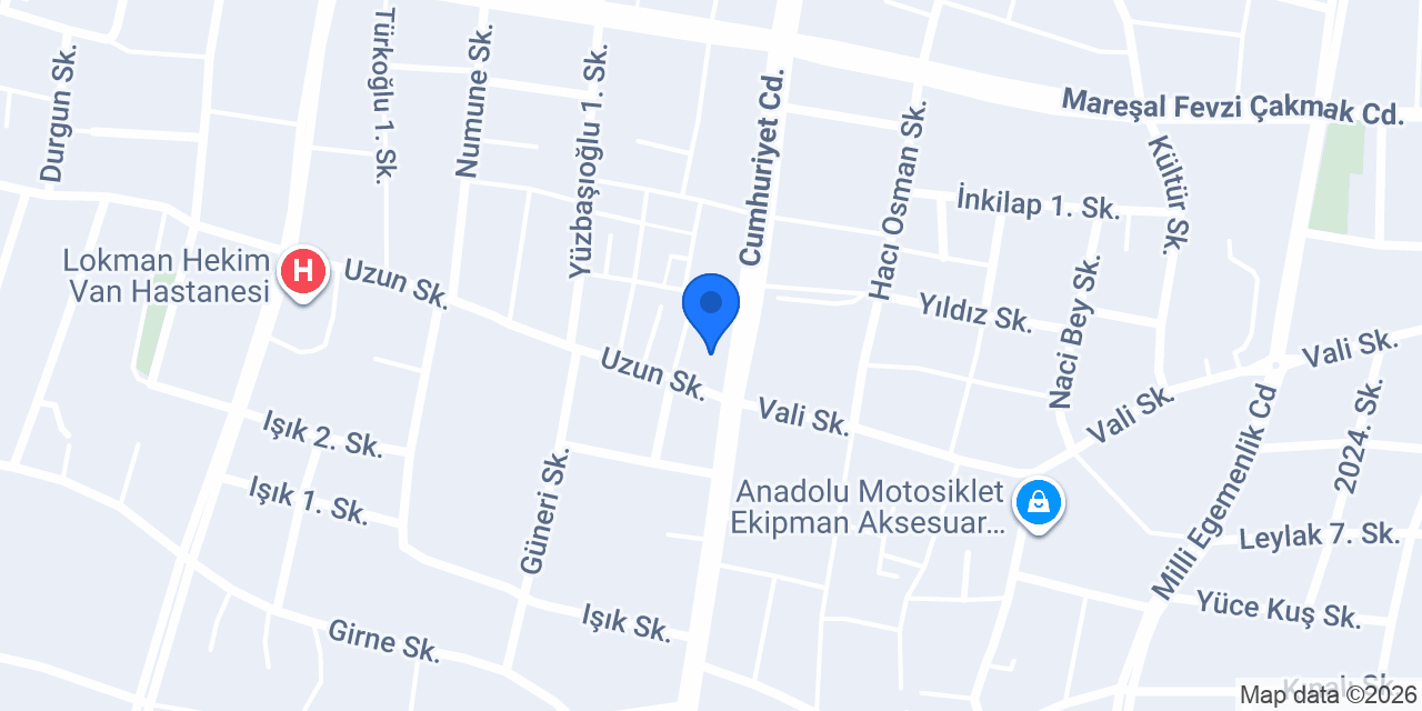 VAN DÖVME BARIŞ İNK TATTOO konumu