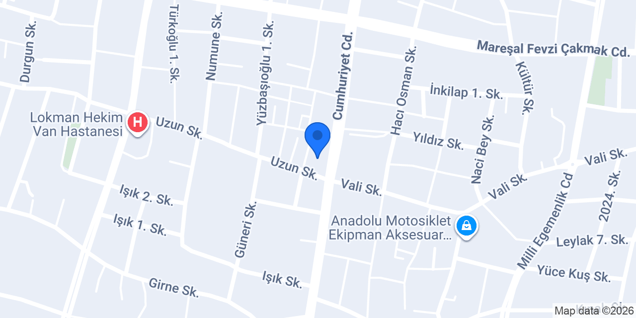 Berk İç Mimarlık konumu