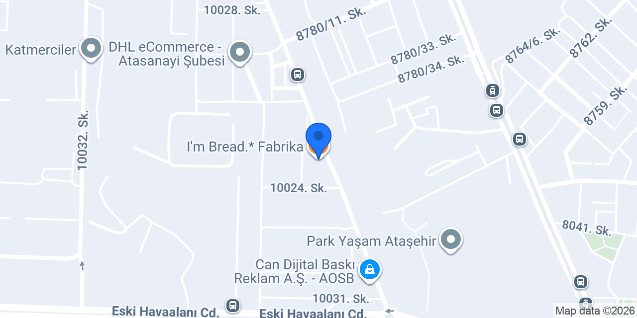 I'm Bread.* Fabrika konumu