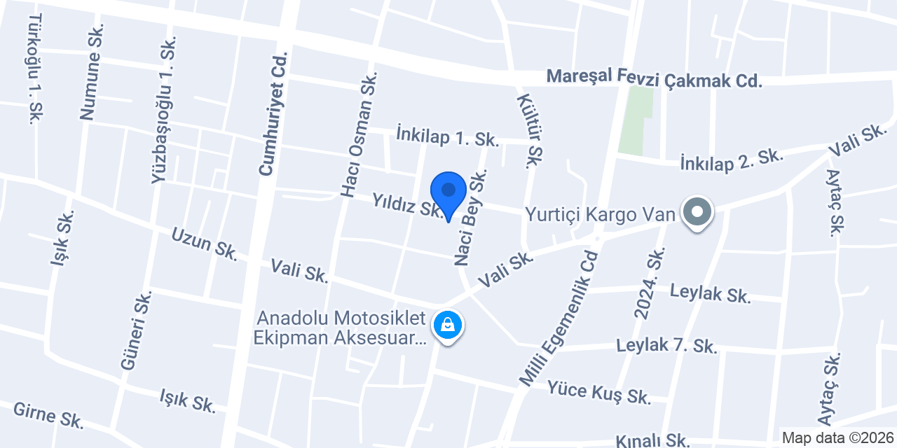 Van bayan kuaförü konumu