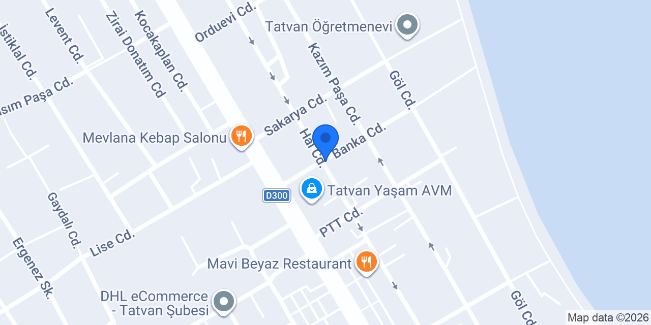 DÖNERİSTAN TATVAN konumu