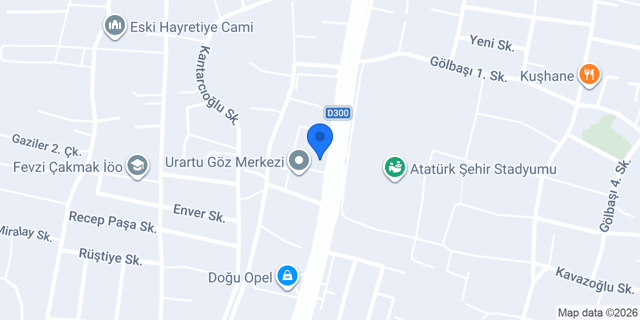 Van Parmakizi Anaokulu konumu