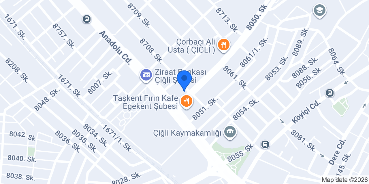Çiçek İnşaat Emlak konumu