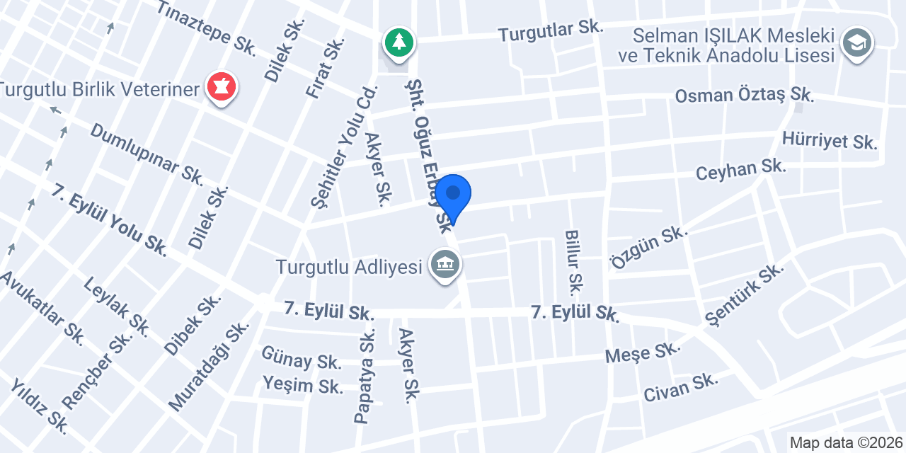 BAŞYİĞİT HUKUK BÜROSU - Av. Mücahit BAŞYİĞİT konumu