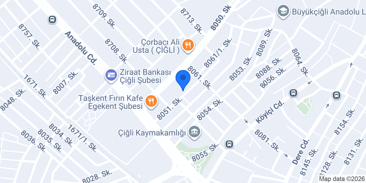DERYA PEN & CAM Balkon sistemleri konumu