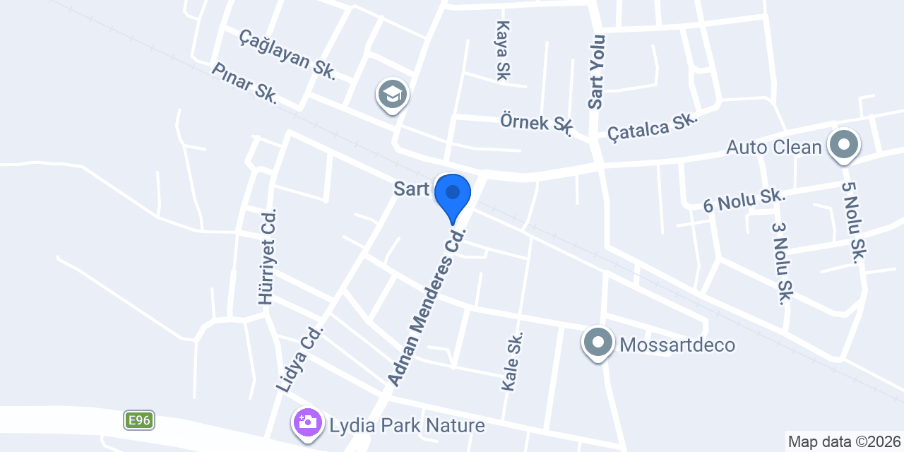 Yeni Sart Eczanesi konumu