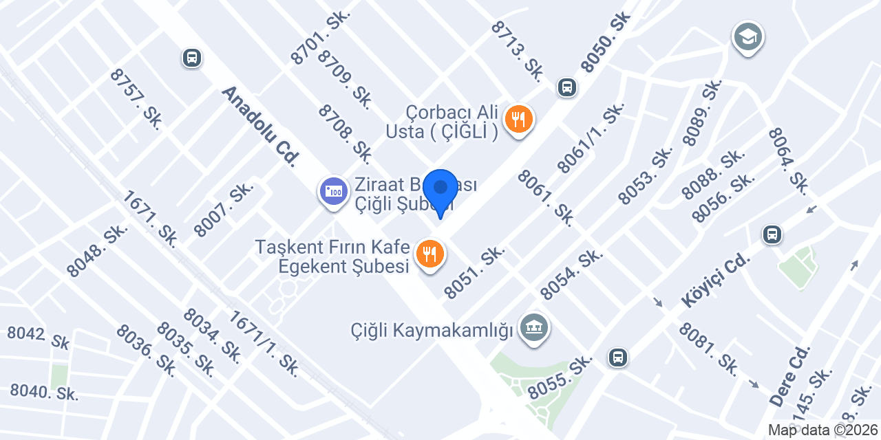 Çiğli posta dağıtım merkezi Şefliği konumu