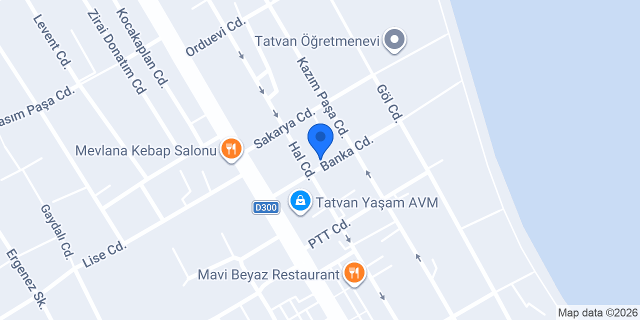 HALIBANK TATVAN konumu