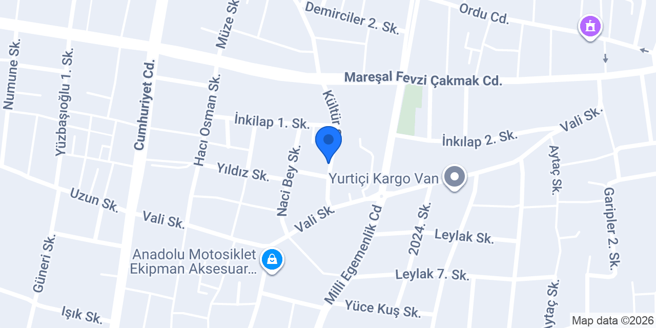EVİN PULAT BEAUTY konumu