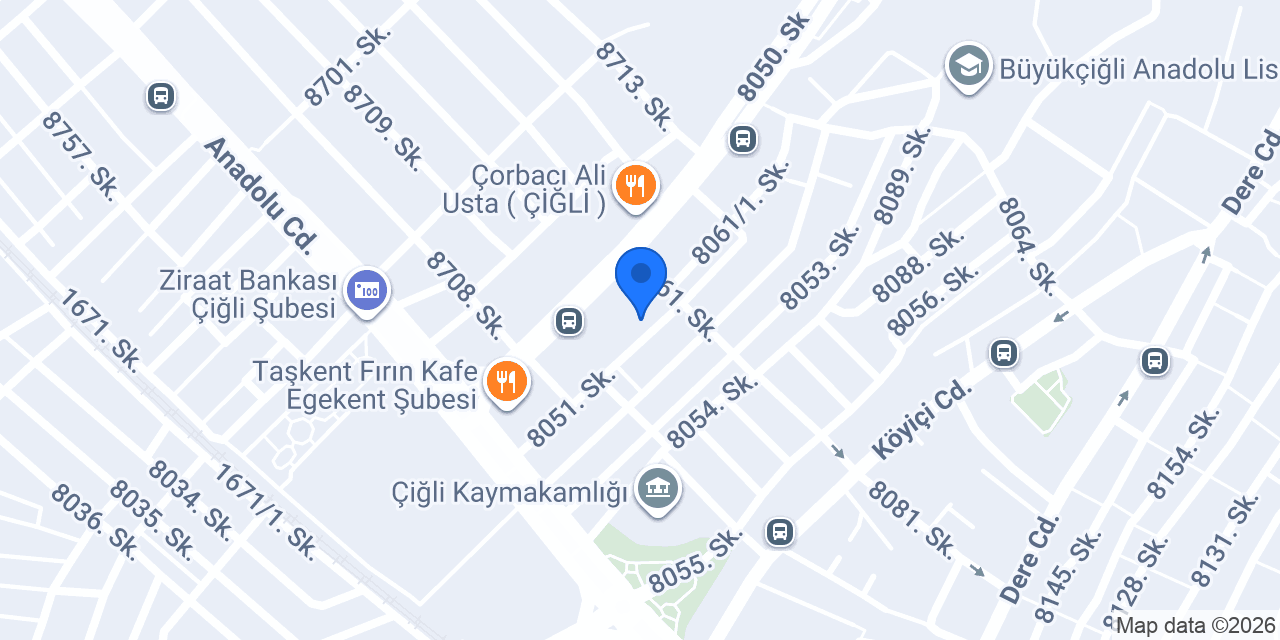 Çiğli perdeci konumu