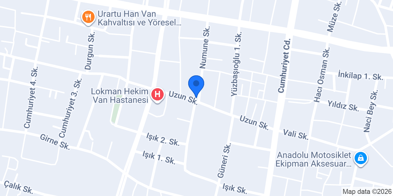 Unell fırın pastane konumu