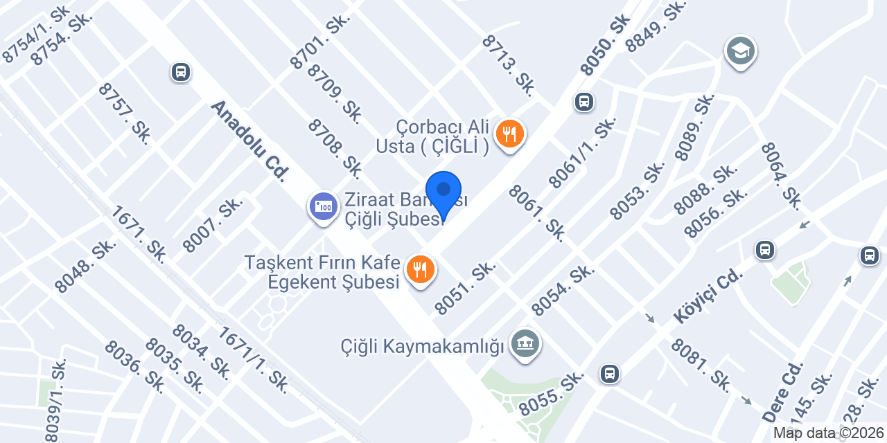 Derin Plus Optik konumu