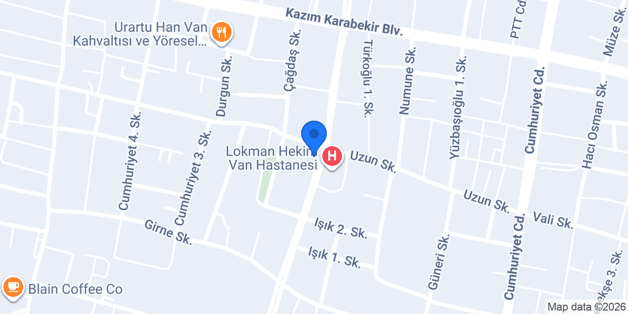 MAHYA ECZANESİ konumu