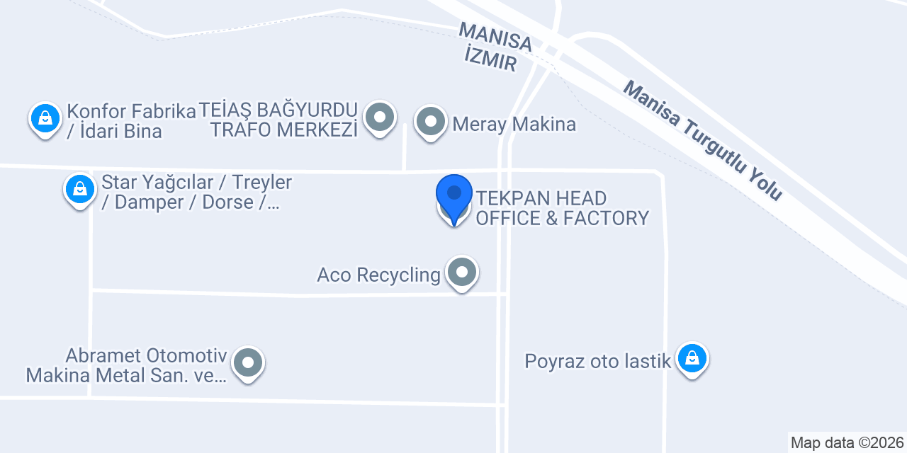TEKPAN HEAD OFFICE & FACTORY konumu