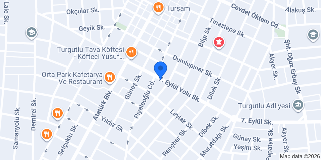 Eylül Çiçekçilik konumu