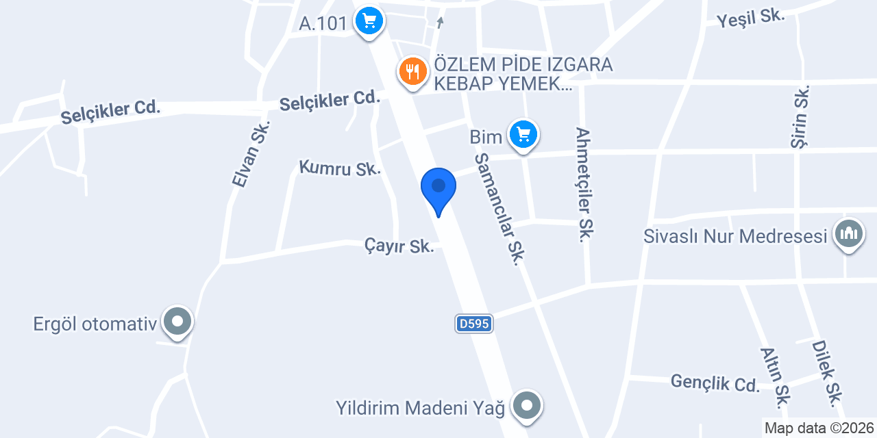 Sivaslı İlçe Milli Eğitim Müdürlüğü konumu