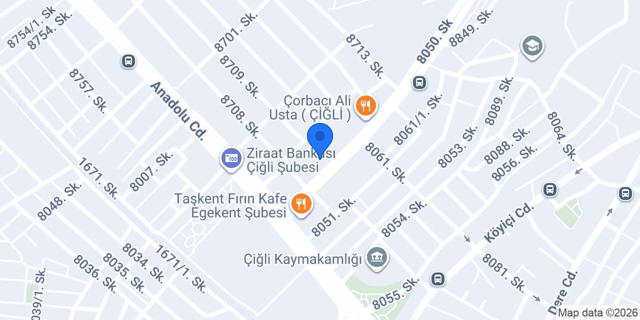 Özen Optik konumu