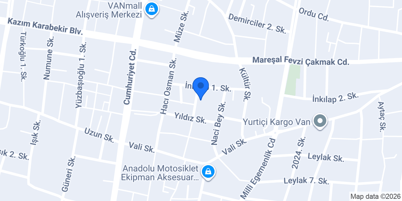 Sürat Kargo Ezberciler Şube konumu