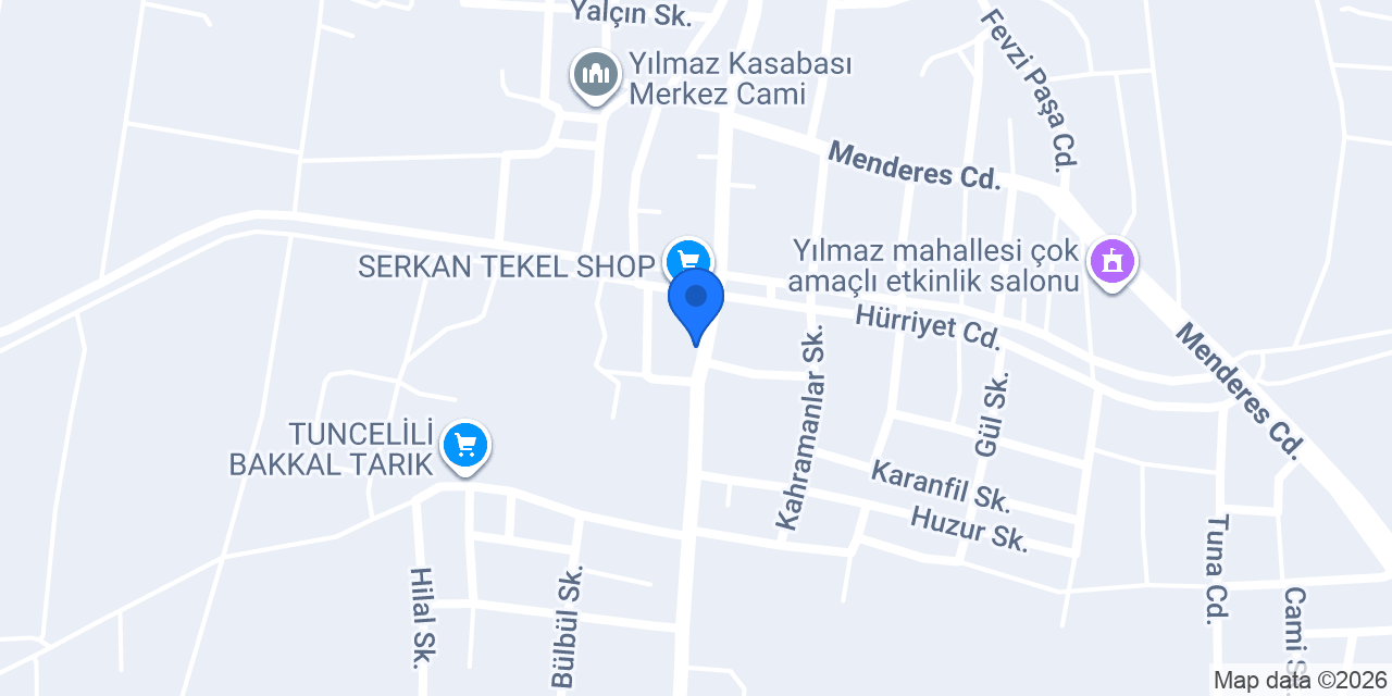 Kuaför Fatih Dayanç konumu
