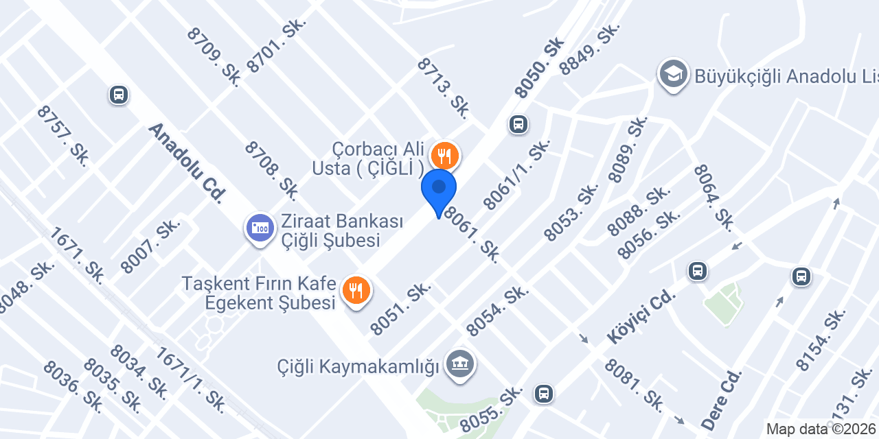 Gürtat Çiğli konumu