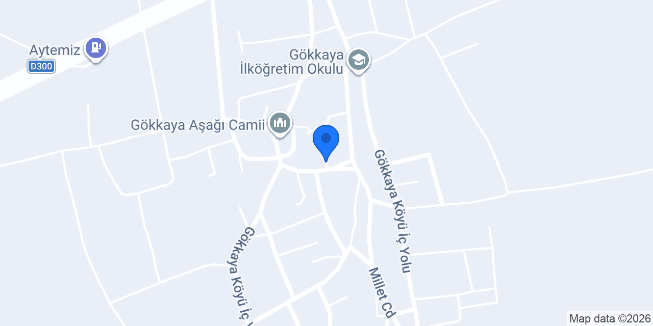 Gökkaya Belediyesi konumu