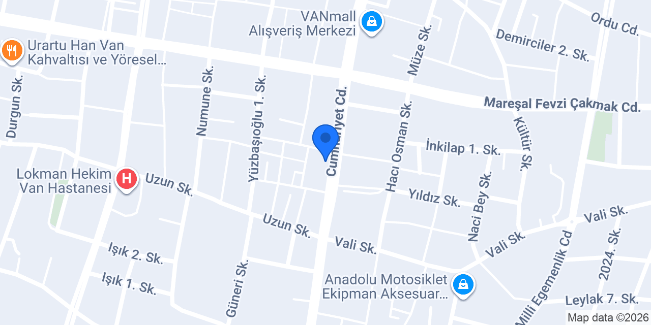 Eylül Çorba Salonu - VAN konumu