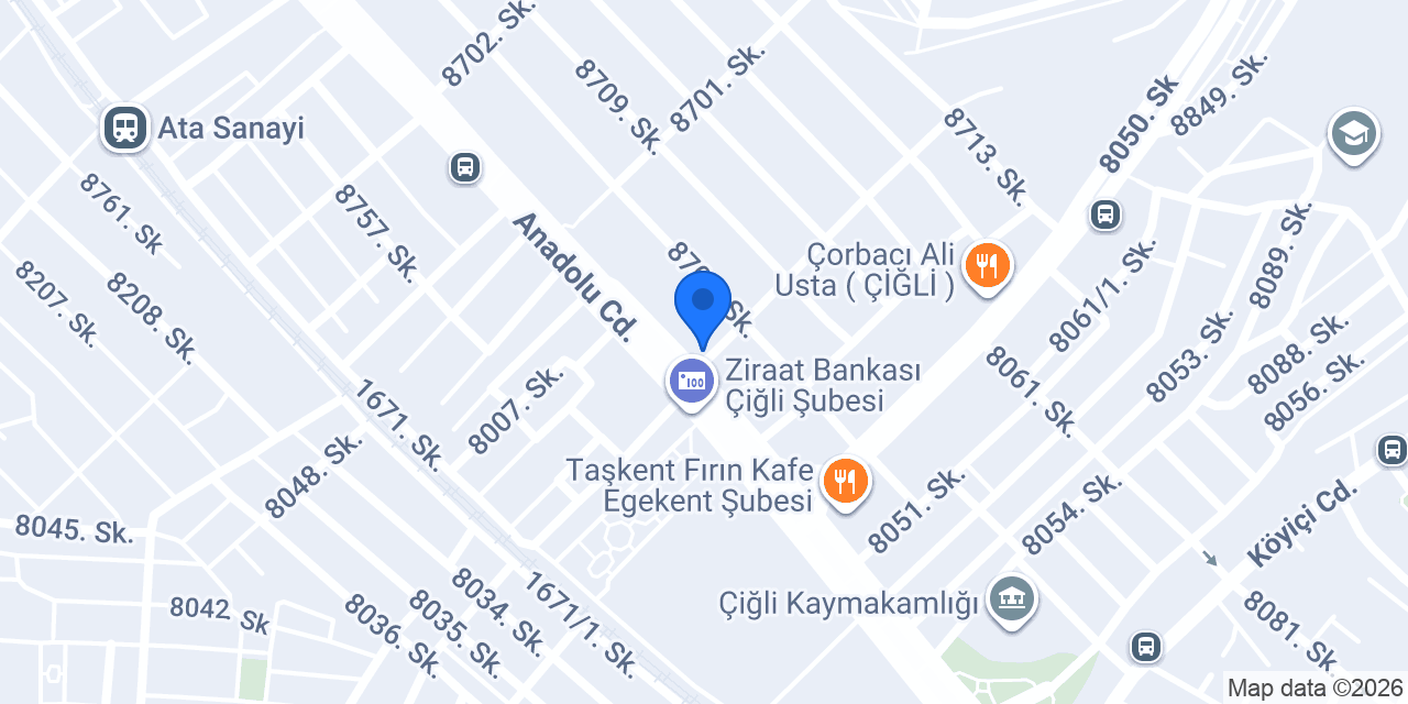 Çilek Odası | Çiğli konumu