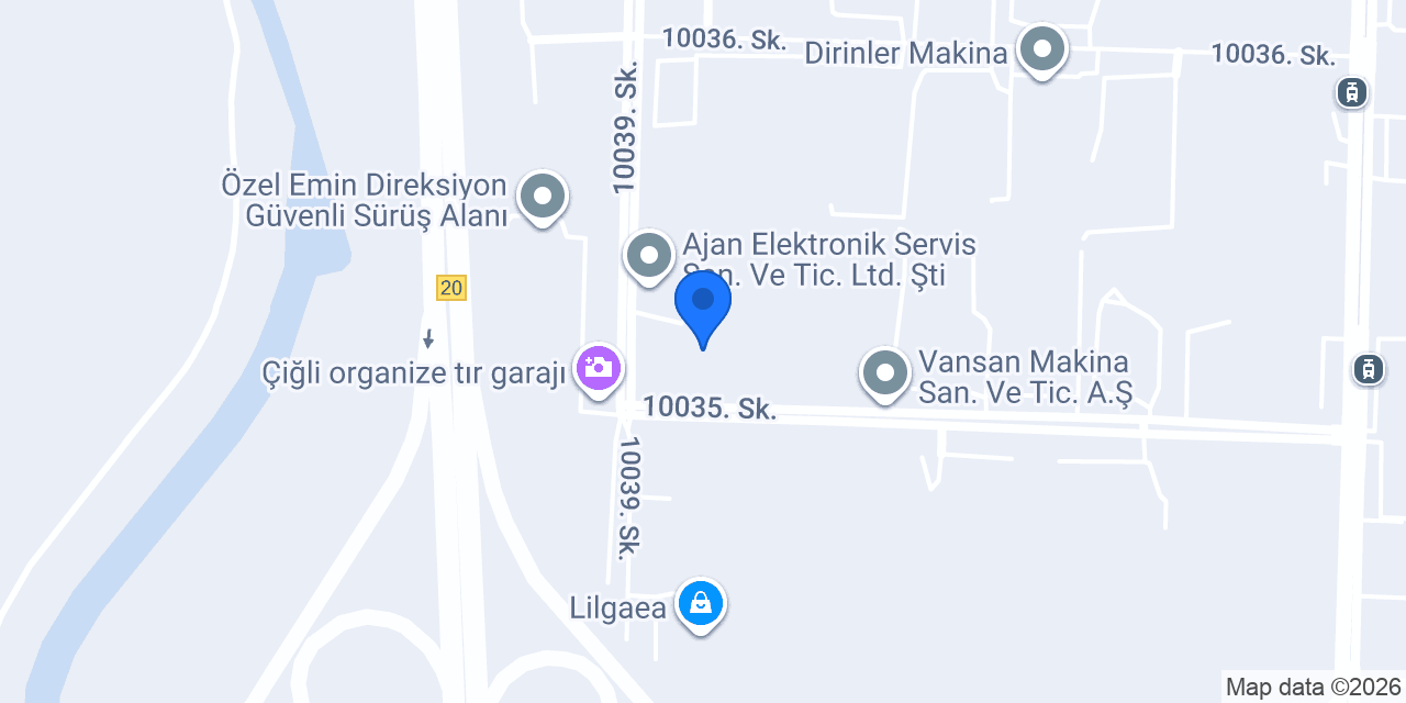 Teknokrom Makine konumu