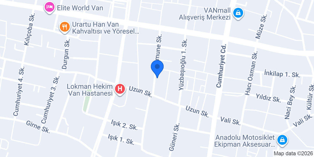 Van Elit Bilardo konumu