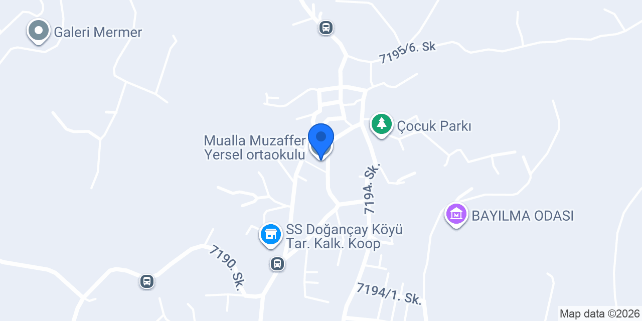 Mualla Muzaffer Yersel ortaokulu konumu