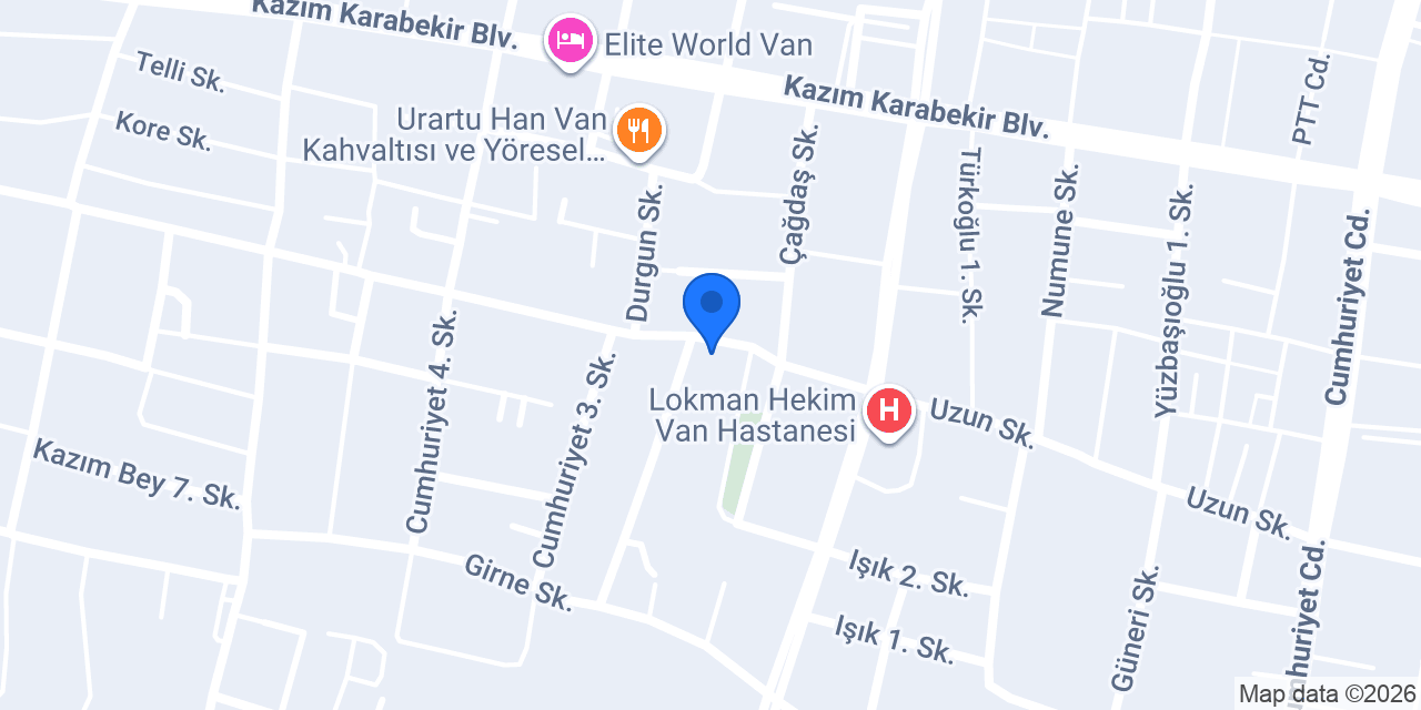 Öncü Mobilya konumu