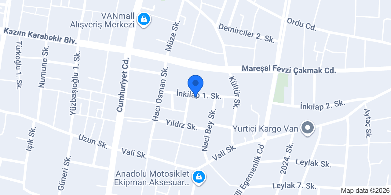 Van'da Reklam Kadersan Van Reklam konumu