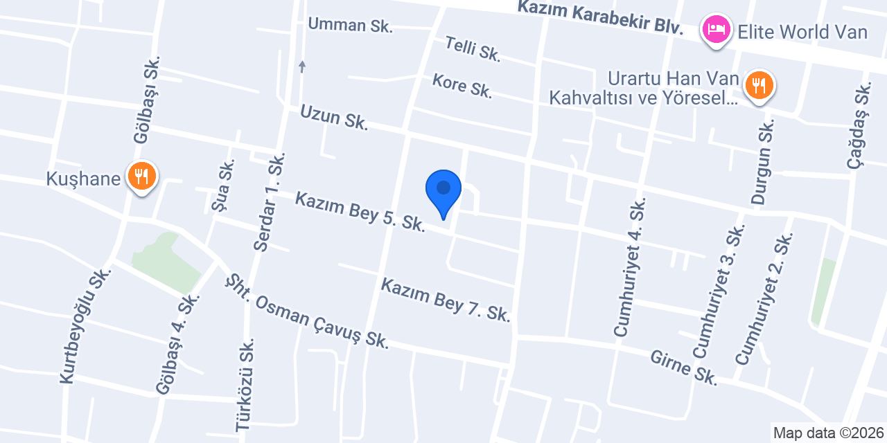 AKD KİDS VAN konumu
