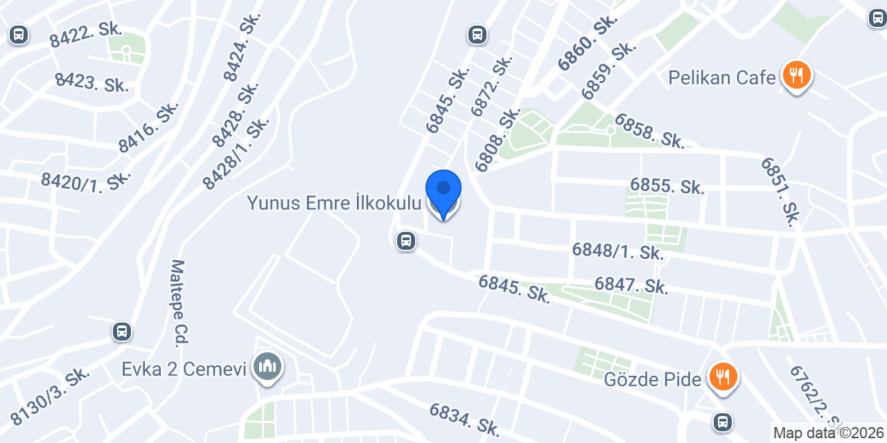 Yunus Emre İlkokulu konumu