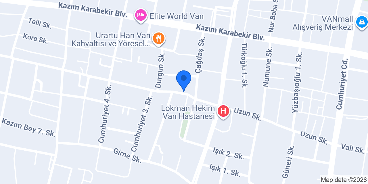 SUDEM IZGARA KANATÇI konumu