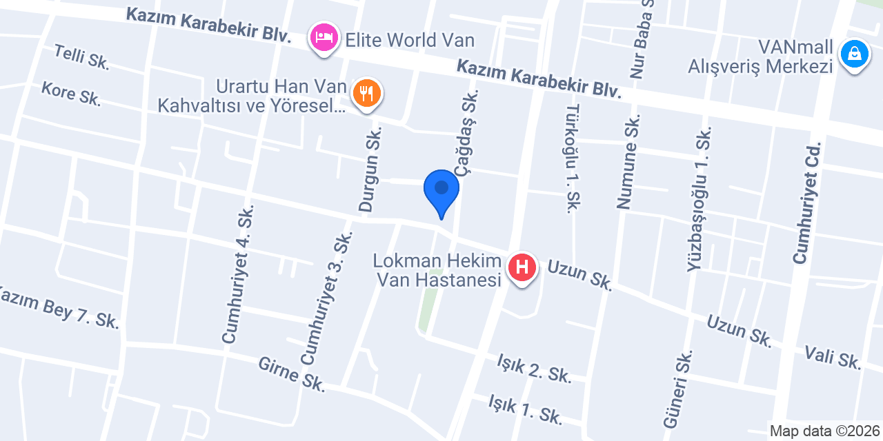 Malik Oto Aksesuar konumu