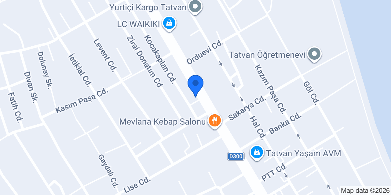 Tatvan Final Ortaokulu konumu