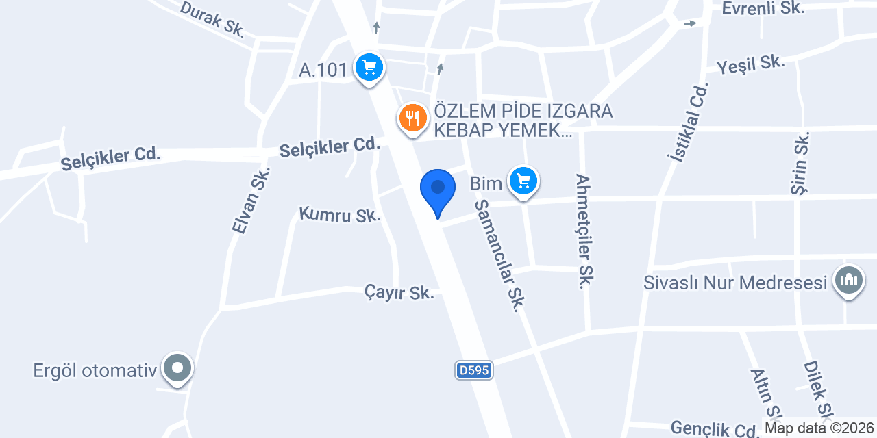 Şahinler Elektrik konumu