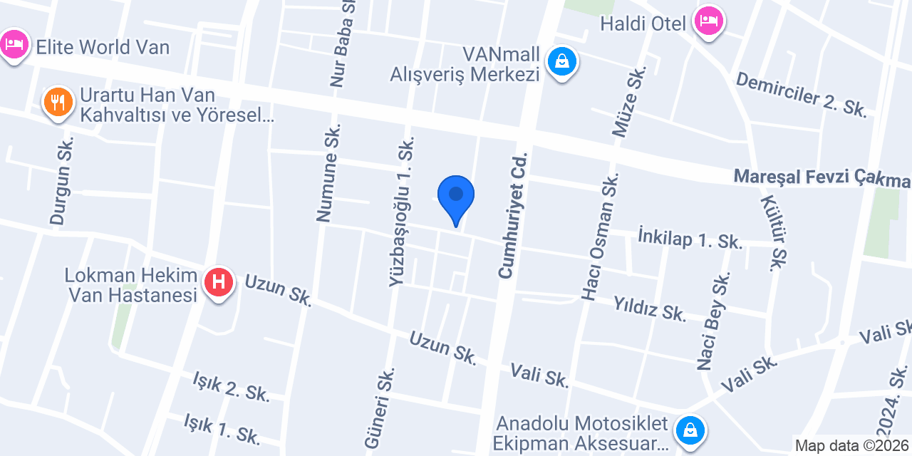 VAN DSM MÜZİK EĞİTİM MERKEZİ konumu