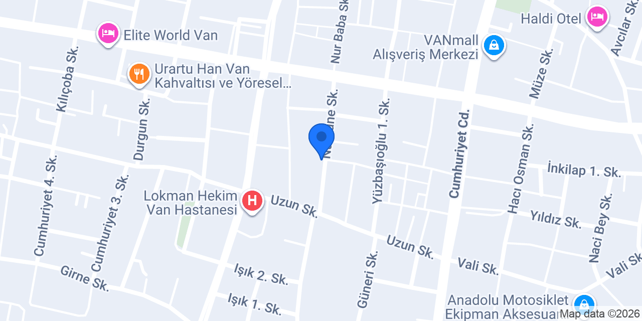 Incivan mini market konumu