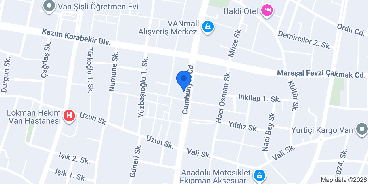 TANTUNİX konumu