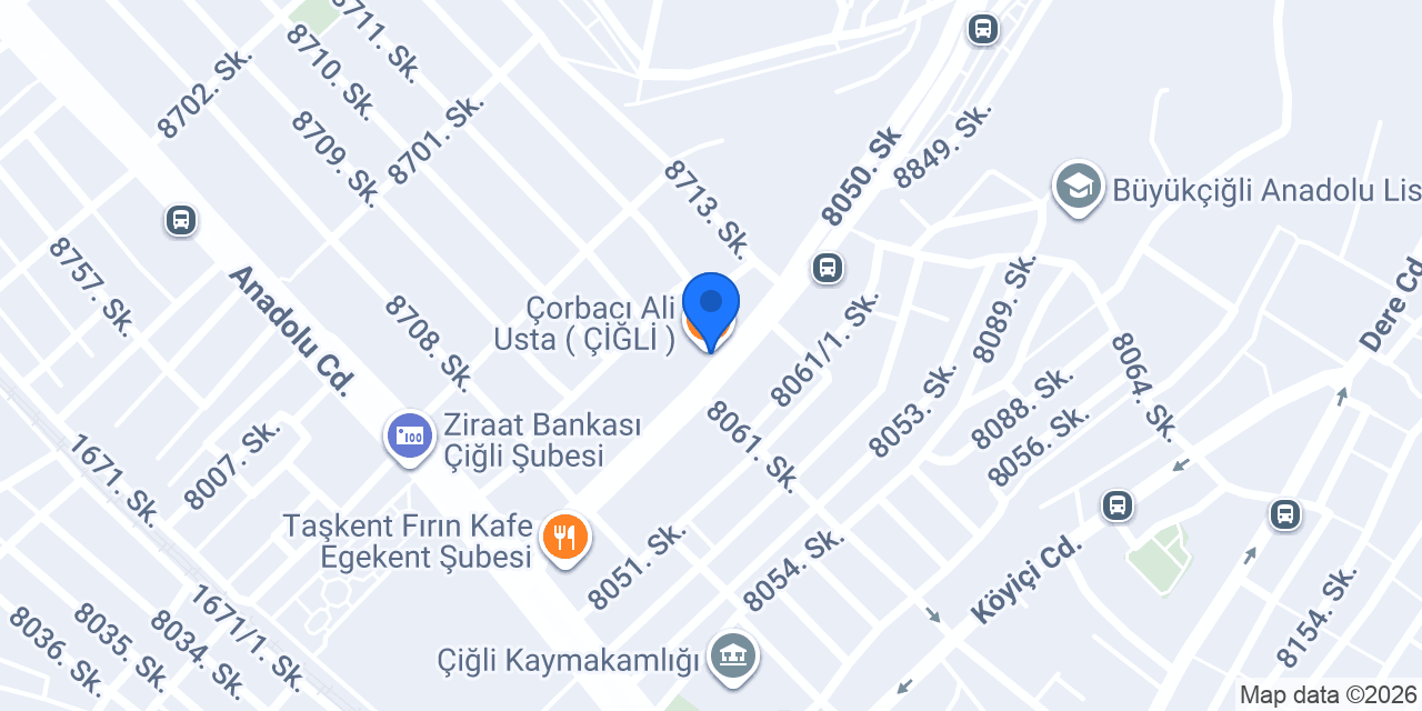 Çorbacı Ali Usta ( ÇİĞLİ ) konumu