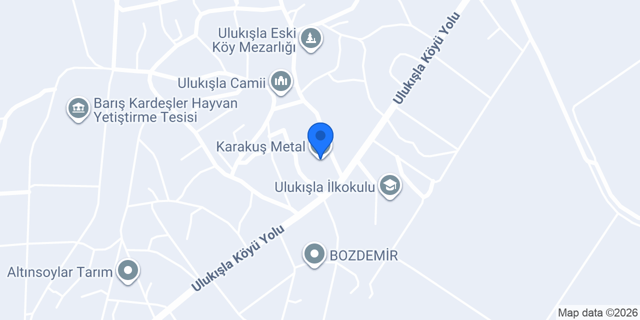 Karakuş Metal konumu