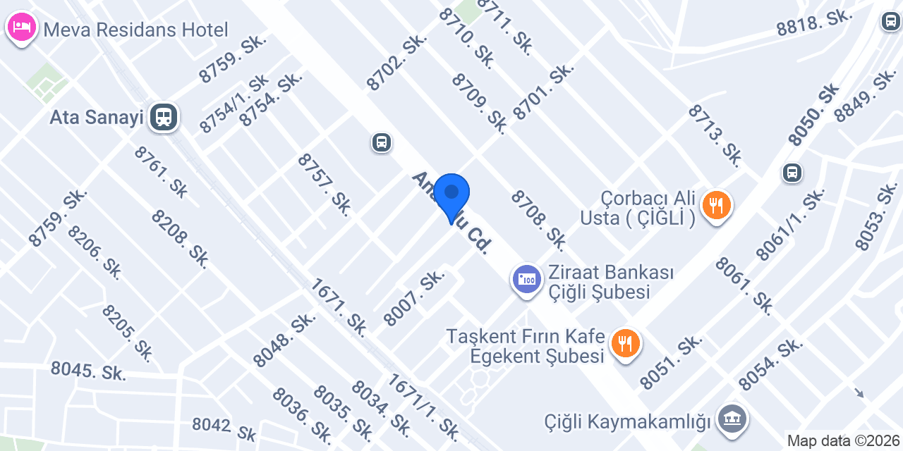 Malkoçlar Mobilya Merkez konumu