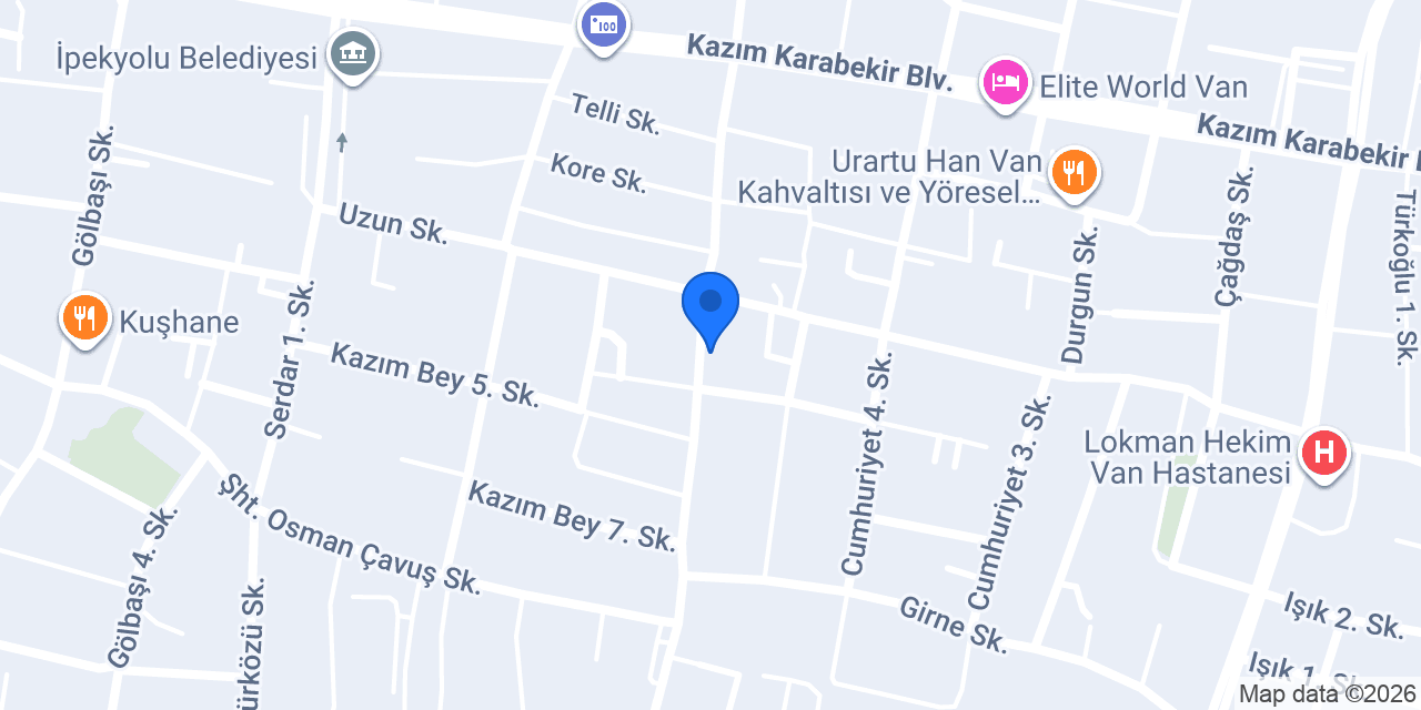 Van Dekorasyon Detay Home konumu