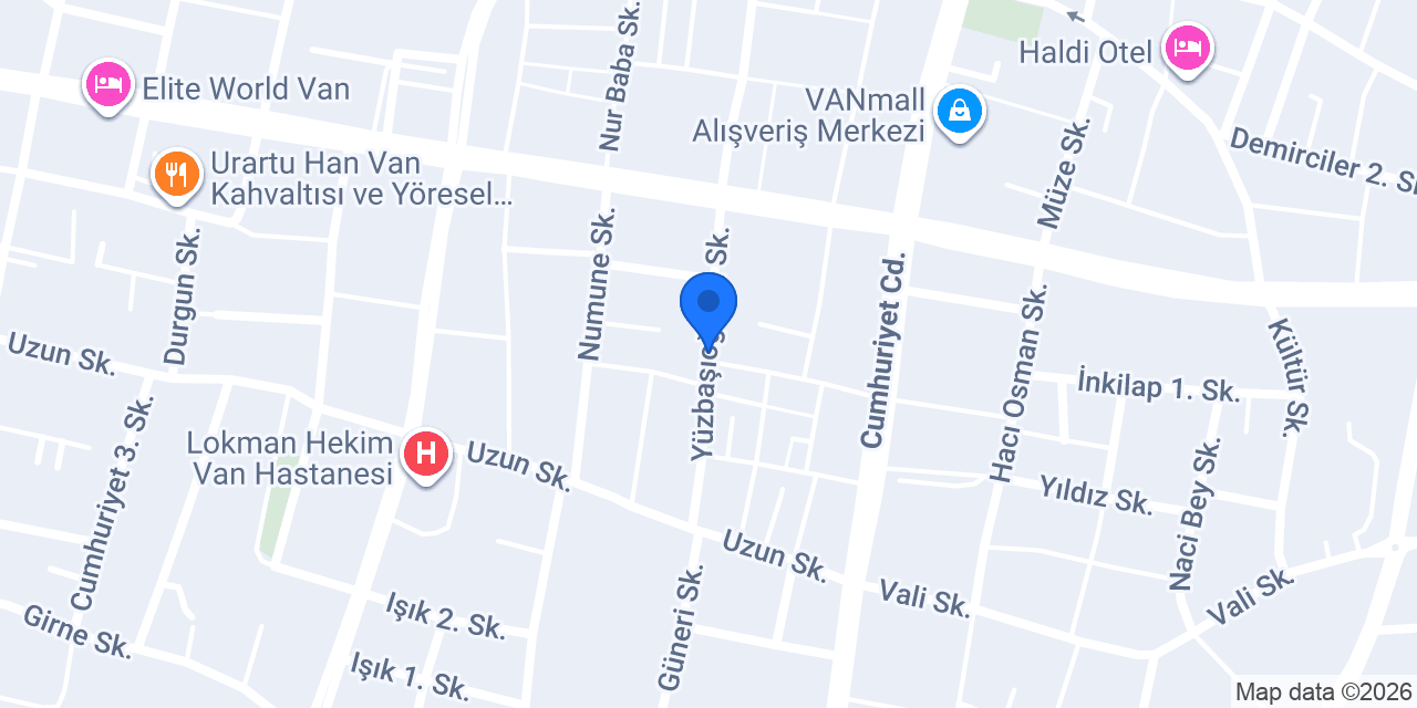 Metropol Van Avm konumu