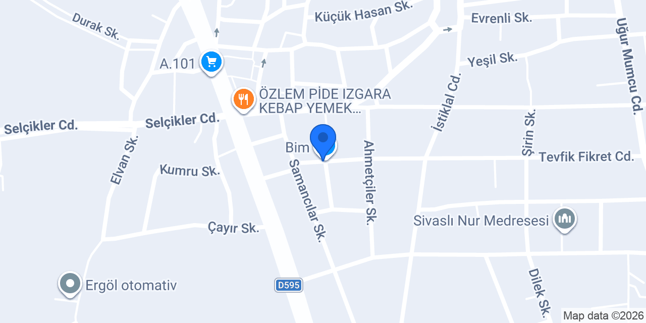Sümeyra Ulusoy Diş Kliniği konumu