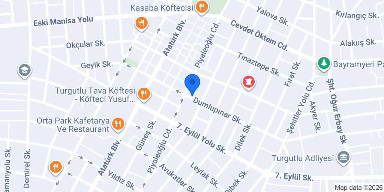 Turgutlu Modüler Akademi konumu
