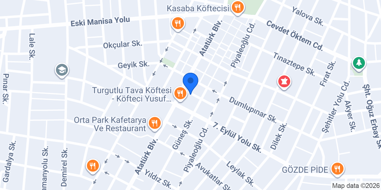 DAMLA KURU TEMIZLEME konumu