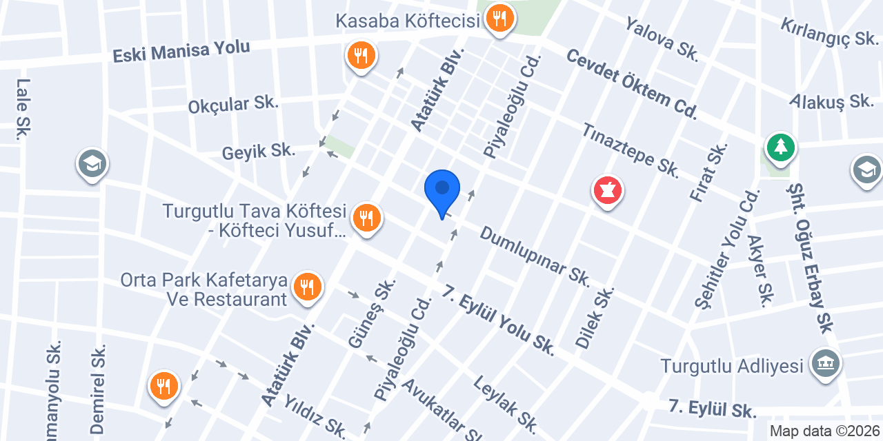 Lıdya Kıtabevı konumu